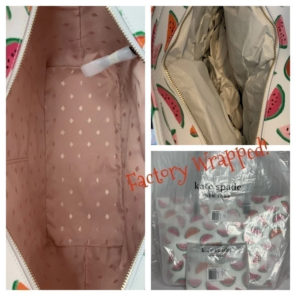 Kate Spade Watermelon 🍉 Large Tote & Wristlet Set